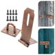 thumbnail image 5 of Cerradura de puerta con pestillo seguro, cerrojo de seguridad, cerrojo de acero inoxidable resistente para cobertizo, puerta de granero, uso en exteriores e interiores., 5 of 5