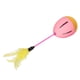 thumbnail image 5 of Juguetes interactivos para gatos, juguete de plumas para gatos, plumas brillantes y campana, juguetes para gatos, rendimiento confiable, 5 of 8