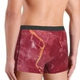 thumbnail image 5 of Disketp Abstract Red Marble Men'S Boxer Briefs,Soft And Breathable Cotton Underwear With Comfortflex Waistband, 5 of 9