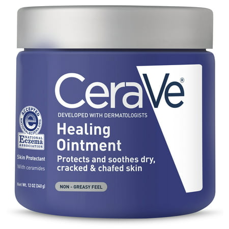 CeraVe Healing Ointment, Protects and Soothes Cracked Skin,12 (Best Ointment For Bedsores)