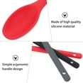 thumbnail image 3 of SWETRACE 3Ud Cucharas Para Ensalada Y Cocina Silicona Resistente Colores Aleatorios Asa Ergonómica, 3 of 8