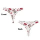 thumbnail image 3 of Balery Caring Cow Tangas de Algodón para Mujer con Estampado – Ropa Interior Sexy, Transpirable, G-string-Small, 3 of 6