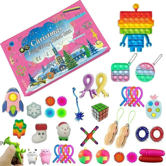Calendario de Adviento Fidget Sensory Toy HUOGUO Push Bubble