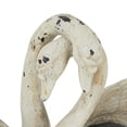 thumbnail image 4 of DecMode 30" x 19" White Magnesium Oxide Swan Planter, 4 of 8