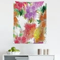 thumbnail image 1 of Floral Tapestry, Chaotic Design Illustration of Abstract Colorful Flowers in Watercolor Effect, Fabric Wall Hanging Decor for Bedroom Living Room Dorm, 5 Sizes, Multicolor, by Ambesonne, 1 of 1