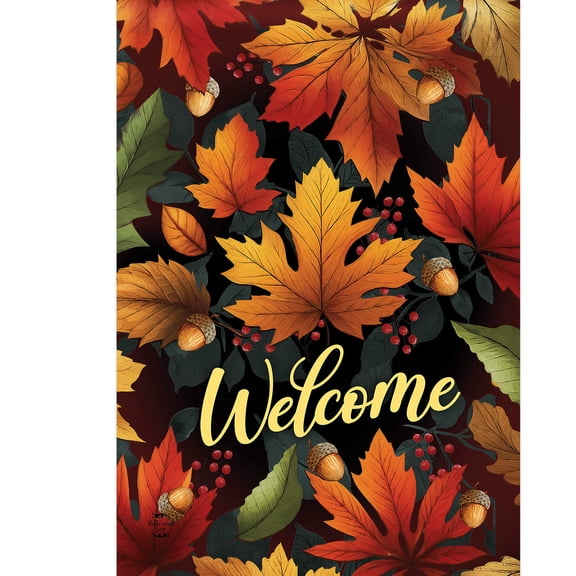 Briarwood Lane Fall Garden Flag 12x18 For Outdoor Autumn Color Leaves For Fall Garden Flag Flags For Outside