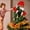 C, variant on EUDIDV Xmas Decor Items Christmas Tree Topper Santa Claus Doll Snowman Hugger, Xmas Home Decorations - Christmas Decorate Ambience Christmas Tree Topper For Party Décor Christmas Ornaments