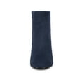 thumbnail image 2 of BLISSFUL STEP Valentine's Women's Boot Dress Side Zip Block Heel Ankle Boots Navy Blue 7, 2 of 5