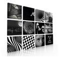 thumbnail image 1 of Set de 12 Cuadros Decorativos Ideas Creativas Blanco y Negro Cuadro sublimado en tela, 1 of 2