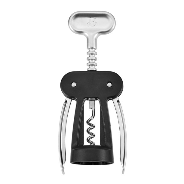 Beautiful Winged Corkscrew in Black Sesame, 1 Corkscrew by Drew
