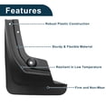 thumbnail image 4 of Guardabarros Splash Guards Direct Fit para Peugeot 4008 2012-2017 Juego Frontal y Trasero Pre-perforado 1 Juego Kit de Protección para Todas las Climas, 4 of 7