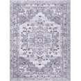 thumbnail image 3 of CAMILSON Machine Washable Rug Distressed Vintage Area Rugs Stain and Water Resistant Traditional Bohemian Indoor Carpet (10x14 2002-Grey), 3 of 8