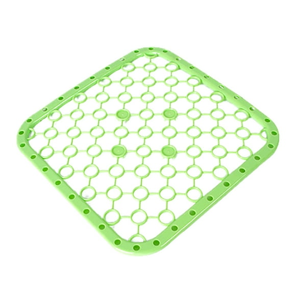 Vacemry Under $5 Kitchen Sink Drying Mat, Plastic Draining Pad for Dishes, Anti-Slip Dish Rack Protector, Multi-Purpose Heat Resistant Placemat
