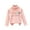 Pink, variant on ZACPNCV Sweatshirt for Girls Hoodie Small And Medium-sized With Plush And Thick High Neck Hoodie Fashionable Top Black