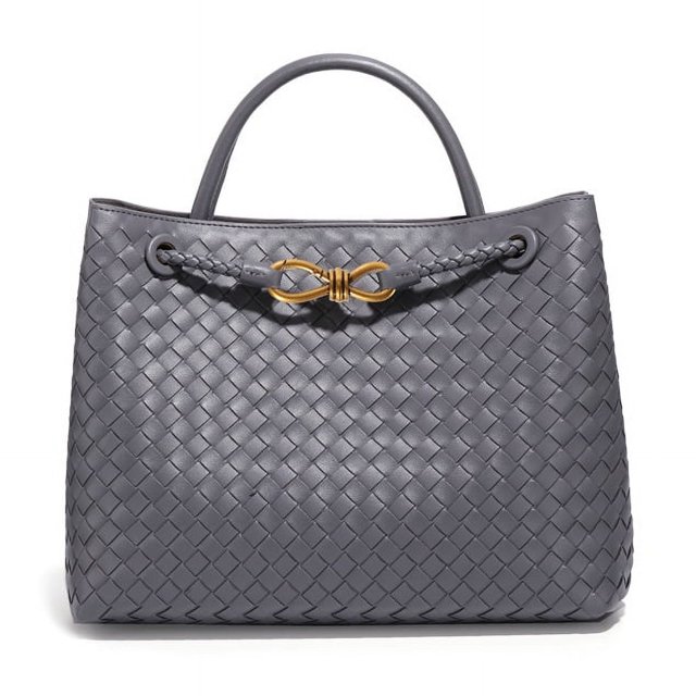 Bolso retro de gran capacidad, bolso tejido a mano para mujer, bolso de mano versátil para ir al trabajo, bolso bandolera informal de moda