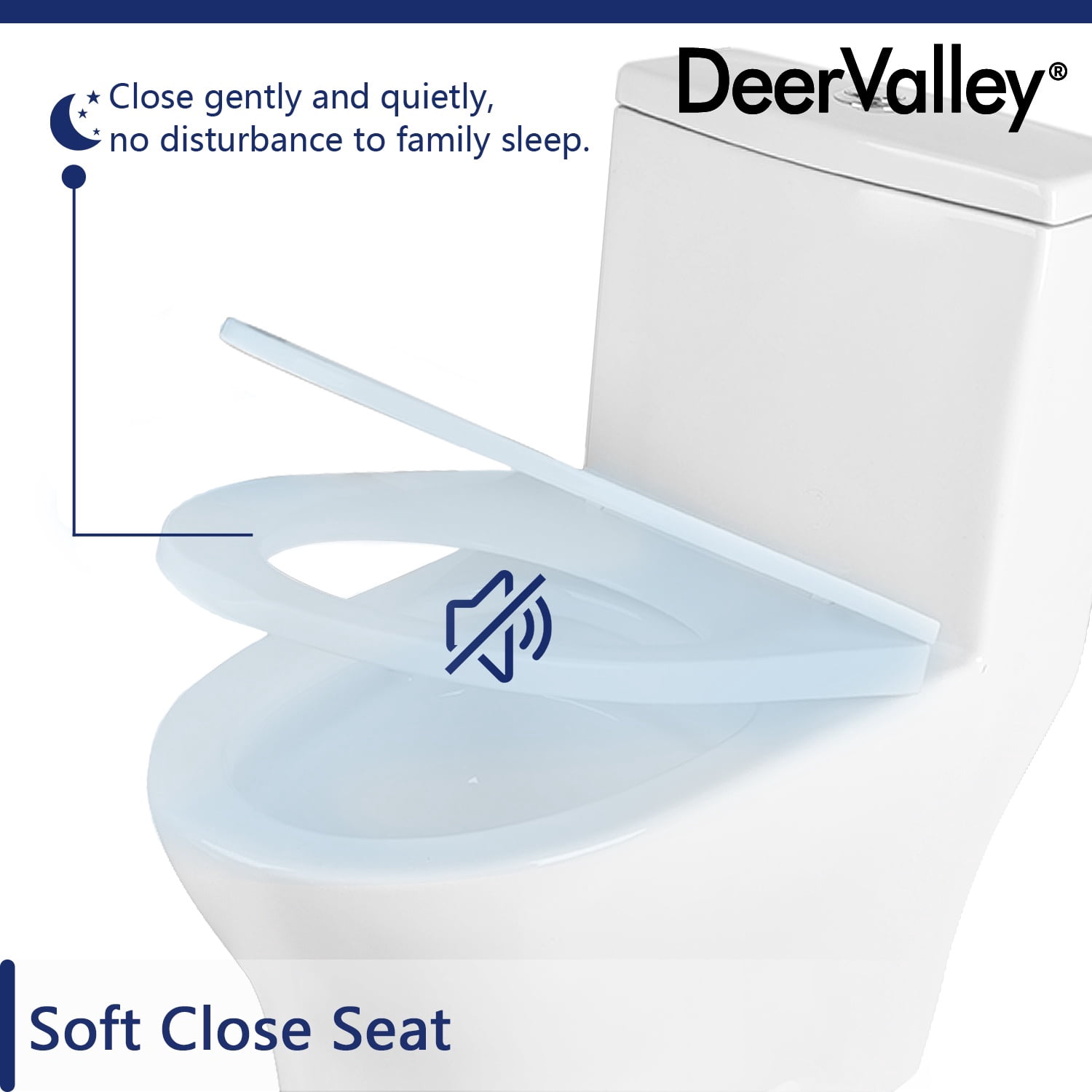 DV-1F0073 Ally Bathroom Toielt, One-Piece Toielt Dual-Flush Elongated Floor Mounted Toilet with White Glazed Surface(Seat Included)