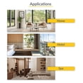 thumbnail image 4 of Brushed Frameless Shower Door Aluminum Deep U-Channel for 3/8" Thick Glass - 95 in long, 4 of 7