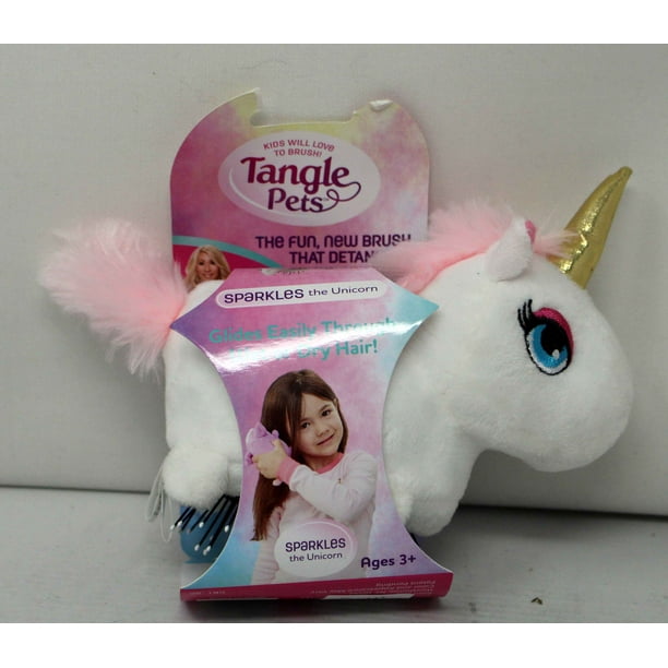 Tangle Pets Kids Sparkles The Unicorn hair Brush