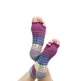 thumbnail image 4 of Gaiam Toeless Yoga Socks - S/M - Bright Bouquet, 4 of 6