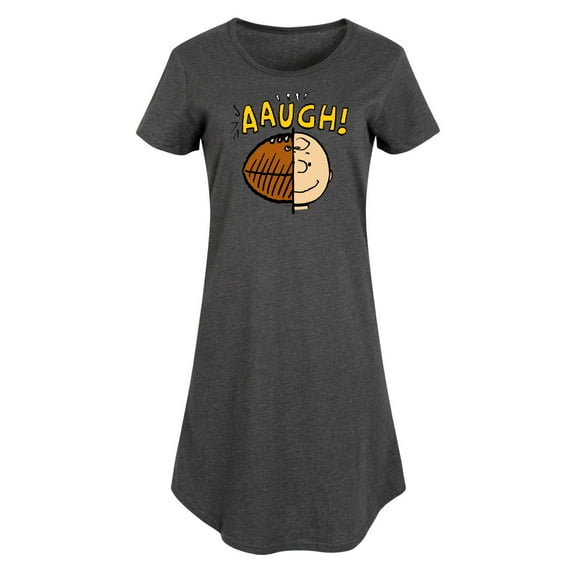 Peanuts - C Brown Half Football Head - Women's Any Way Dress