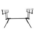 thumbnail image 2 of jinwen Fishing Rod Holder Folding Stable Multipurpose Portable Space Saving Support For 4 Rods, 2 of 9