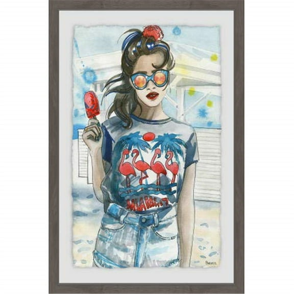Popsicle Fashion Framed Painting Print