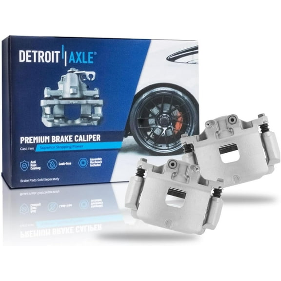 Detroit Axle - Front Brake Calipers w/Brackets Replacement for Chevrolet Equinox Buick Lacrosse Regal Sportback TourX Cadillac XT4 GMC Terrain