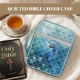 thumbnail image 7 of FOR U DESIGNS Peacock Pattern Bible Cover Portable Bible Carrying Case Lightweight Church Bag Bible Protective Bible Carrier Tote Bag Christian Gifts Accessories, 7 of 7