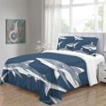 thumbnail image 4 of Home Bedding Set Fish Shell Comforter Cover Set Teen Adult Creative Seafloor Bedspreads,California King (98"x104"), 4 of 5