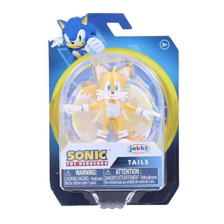 Jakks Pacific Sonic The Hedgehog 2020 Wave 3 Tails, Yellow, 2.5 in