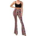 thumbnail image 4 of ClothingAve. Womens Soft Stretchy High Waist Boho Bell Bottom Flare Pants, 4 of 5
