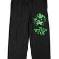 thumbnail image 7 of Wizard Of Oz Scarecrow Character Women's Black Sleep Pajama Pants, 7 of 7