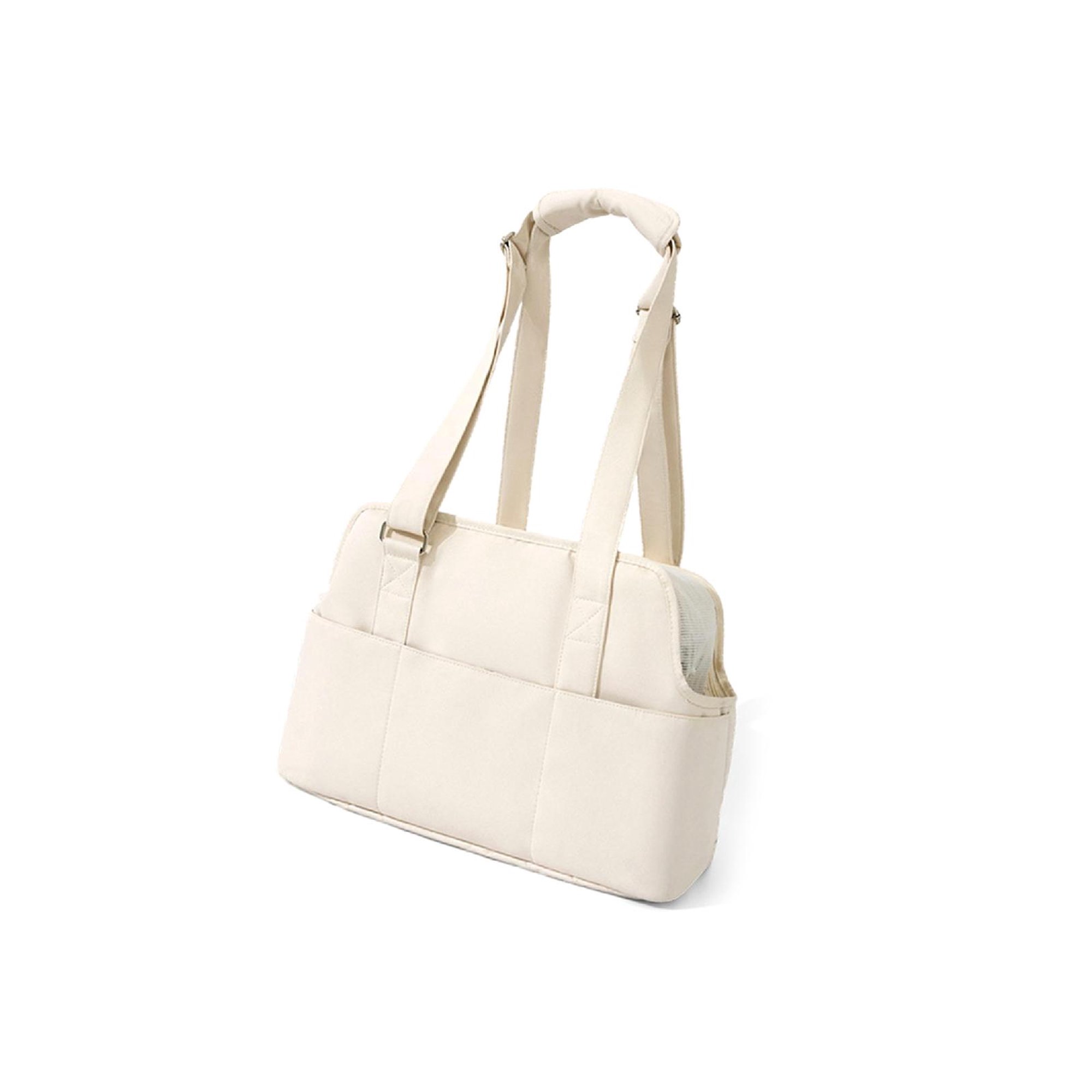 WIERPOP Single Strap Cats Bag with Airflows Mesh Panels and Removable Base Breathable Dog Carriers Bag For Daily Travel
