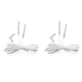 thumbnail image 1 of Cables conductores TENS con descuento, miniconector de 2,5 mm a 2 conectores de 2 mm (2), 1 of 5