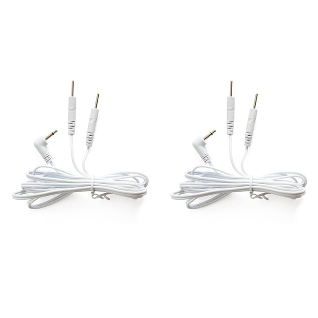 Cables conductores TENS con descuento, miniconector de 2,5 mm a 2 conectores de 2 mm (2)