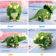 thumbnail image 2 of Peluche de peluche con forma de dinosaurio Triceratops HUOGUO, 40 cm, 2 of 3