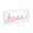 Red, variant on La Vie En Rose 20" X 6" Contemporary Glam Acrylic Box USB Operated LED Neon Light, Pink