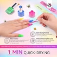 thumbnail image 2 of Set de esmaltes de uñas SAVILAND Quick Dry 12, verde neón, 10 ml, regular, 2 of 7