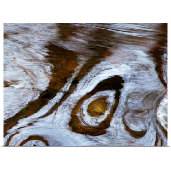 Great BIG Canvas | Rolled Joanne Baldaia Poster Print entitled Thunder, Massachusetts, Seekonk, Caratunk Wildlife Refuge, Ripple