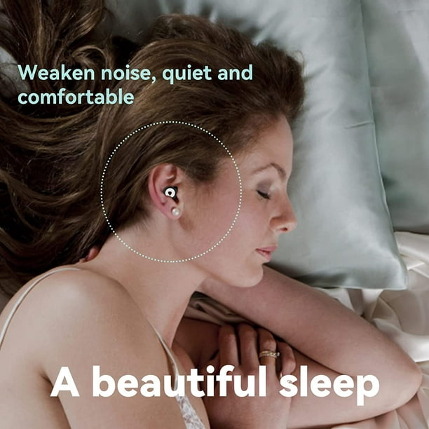Bouchons d'oreille anti-bruit pour dormir, Bouchons d'oreille en silicone  souple anti-bruit