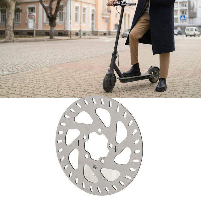 Electric Scooter Brake Disc Electric Scooter Brake Disc Rotor 130mm Disc Brake Rotor 130mm Electric Scooter Disc Brake Rotor With 5 Fit For MI4 PRO Electric Scooter
