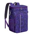 thumbnail image 1 of Psychedelic Trippy Style Cooler Backpack - 20L Leakproof Insulated Backpack with Abstract Geometric Pattern for Beach & Outdoor, 1 of 6