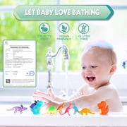 Aofmee Bath Bombs for Kids, with Surprise Dinosaur Toys Inside, Handmade Safe Bubble Bath, Fun Spa Educational Bath Toys Gift Set, for Boys and Girls