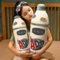 thumbnail image 2 of Creative Simulation Ad Calcium Milk Pillow Wahaha Plush Toy Long Strip Sleeping Pillow Children Gift, 2 of 5
