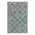 thumbnail image 7 of Unique Loom Braided Jute Collection Area Rug - Bengal (5' 1" x 8' Rectangle Blue/Natural), 7 of 7