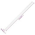 thumbnail image 2 of vidaXL Cable Trunkings with Clips Ø1" 98.4' PVC, 2 of 6