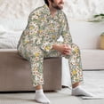 thumbnail image 7 of Sikiie Daisy Mens Pajama Set, Soft Warm Long Sleeve Sleepwear, Cozy Button-Down Pjs for Men-XX-Large, 7 of 7