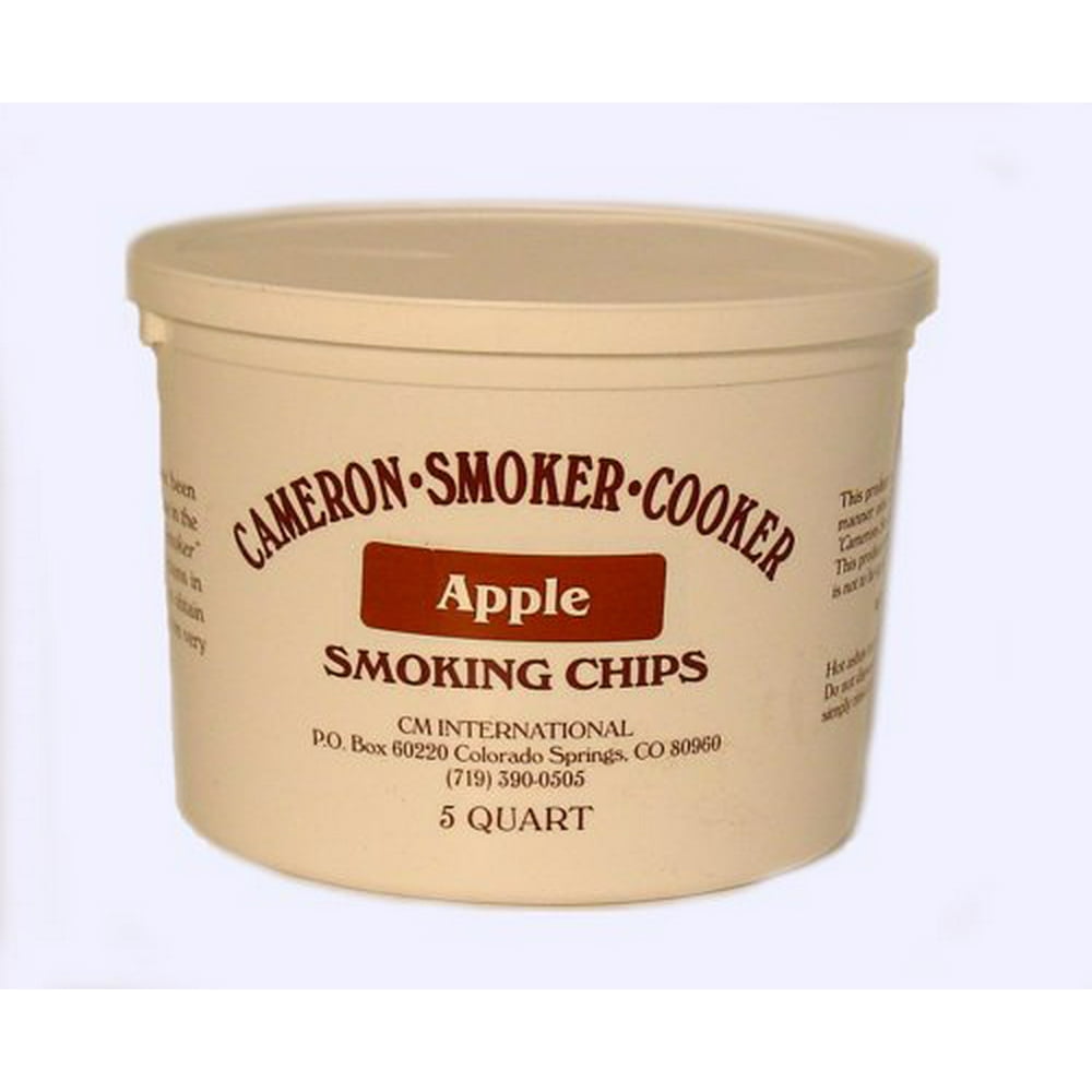 Wood Smoking Chips 5 Quart Bucket of Apple Wood Chips (Fine) for