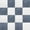 Checkerboard Clean & Deep Royal, variant on The Tile Life Vela 4" x 4" Checkerboard Clean & Dim Grey Glossy Porcelain Tile Sample
