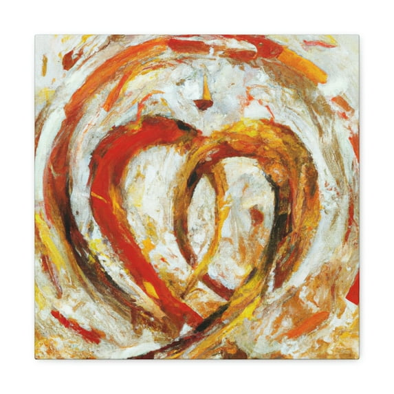 Wedding Rings Abstraction - Canvas